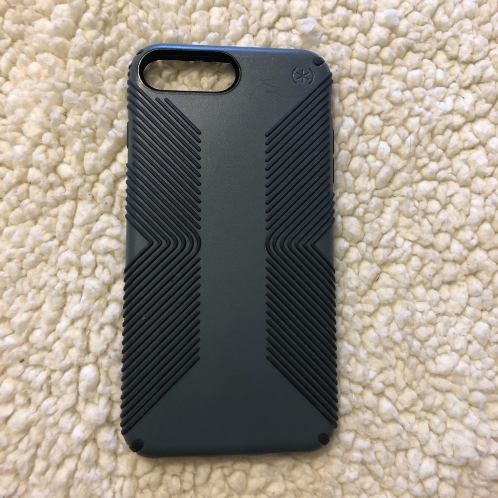 Gray iPhone 8 Plus Speck phone case